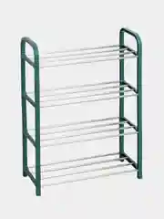 Зеленый полка обувная, цвет зелёный, 4 яруса, 42 х 19 х 60 см