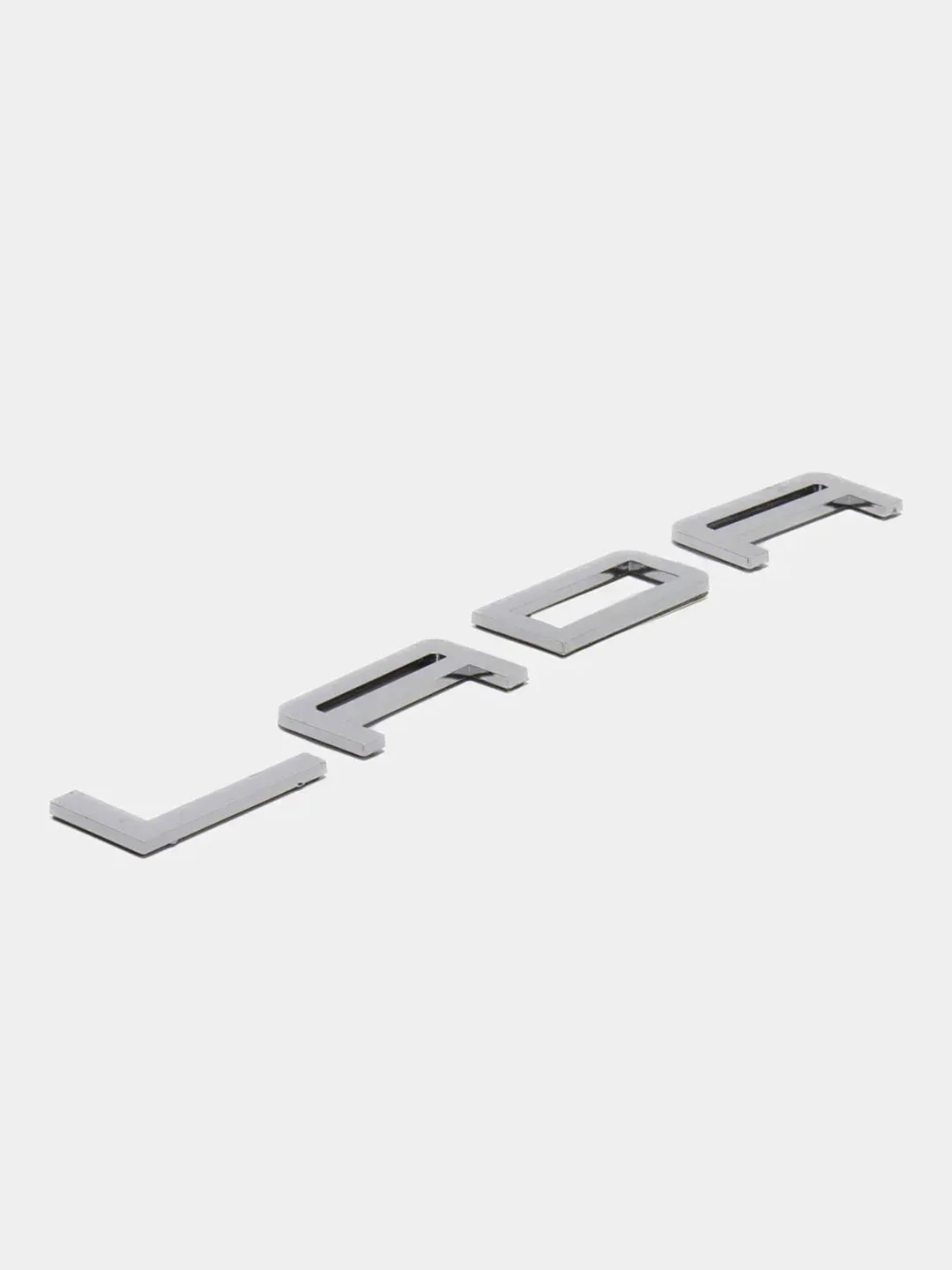 Эмблема надпись Lada (Лада), хром