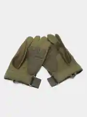 Оливковый перчатки мужские, тактические, с пальцами