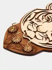 Светло-бежевый ключница настенная