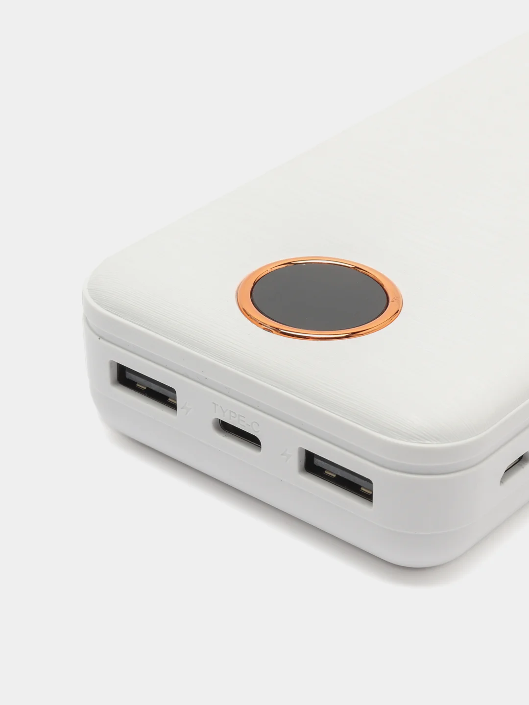 Белый внешний аккумулятор Power Bank 3, 10000 mah