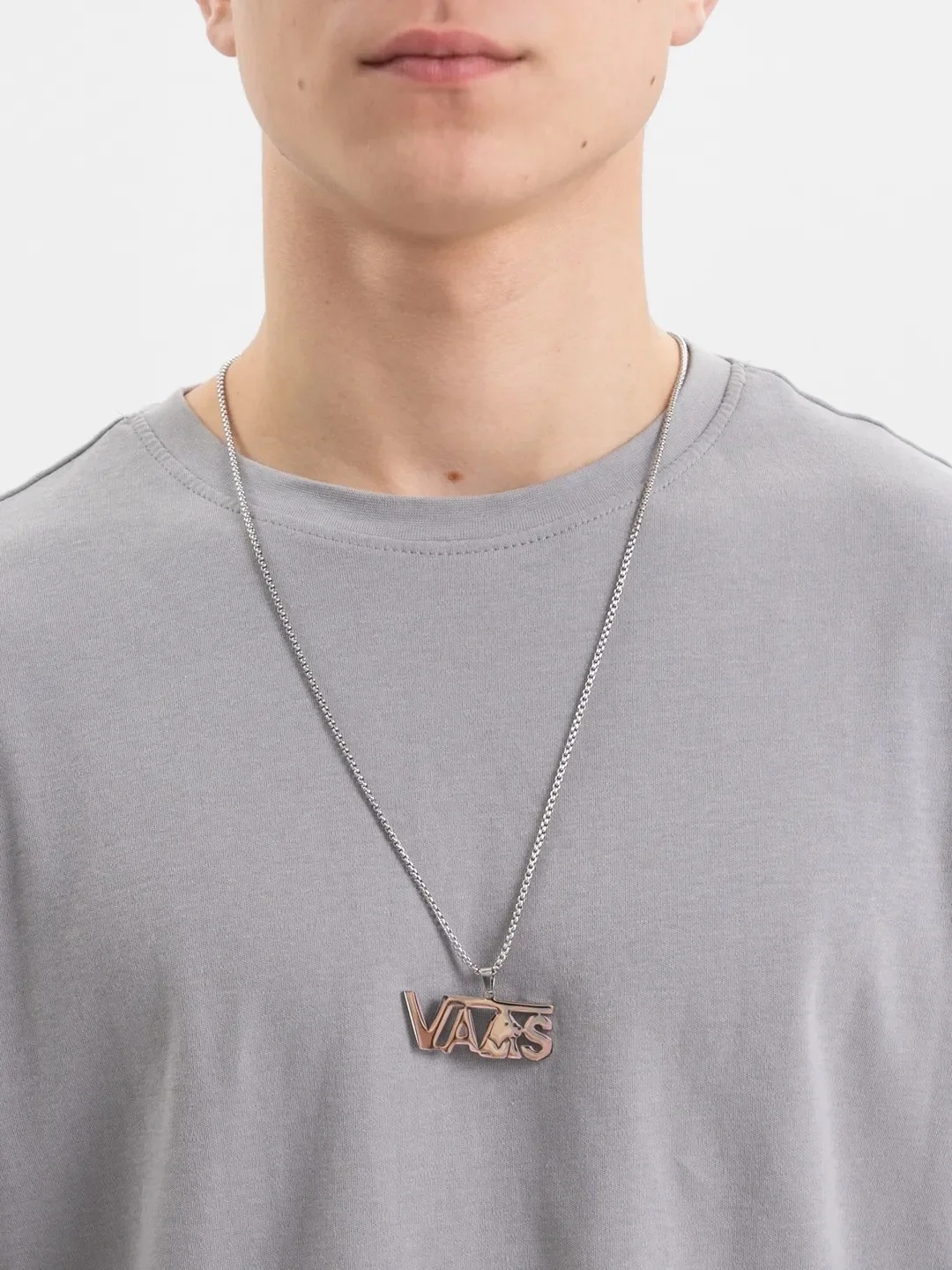 Подвеска на цепочке с логотипами Thrasher, Vans, унисекс