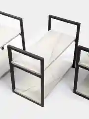 Медный полка настенная, 2 яруса, 5 цветов, 3 размера