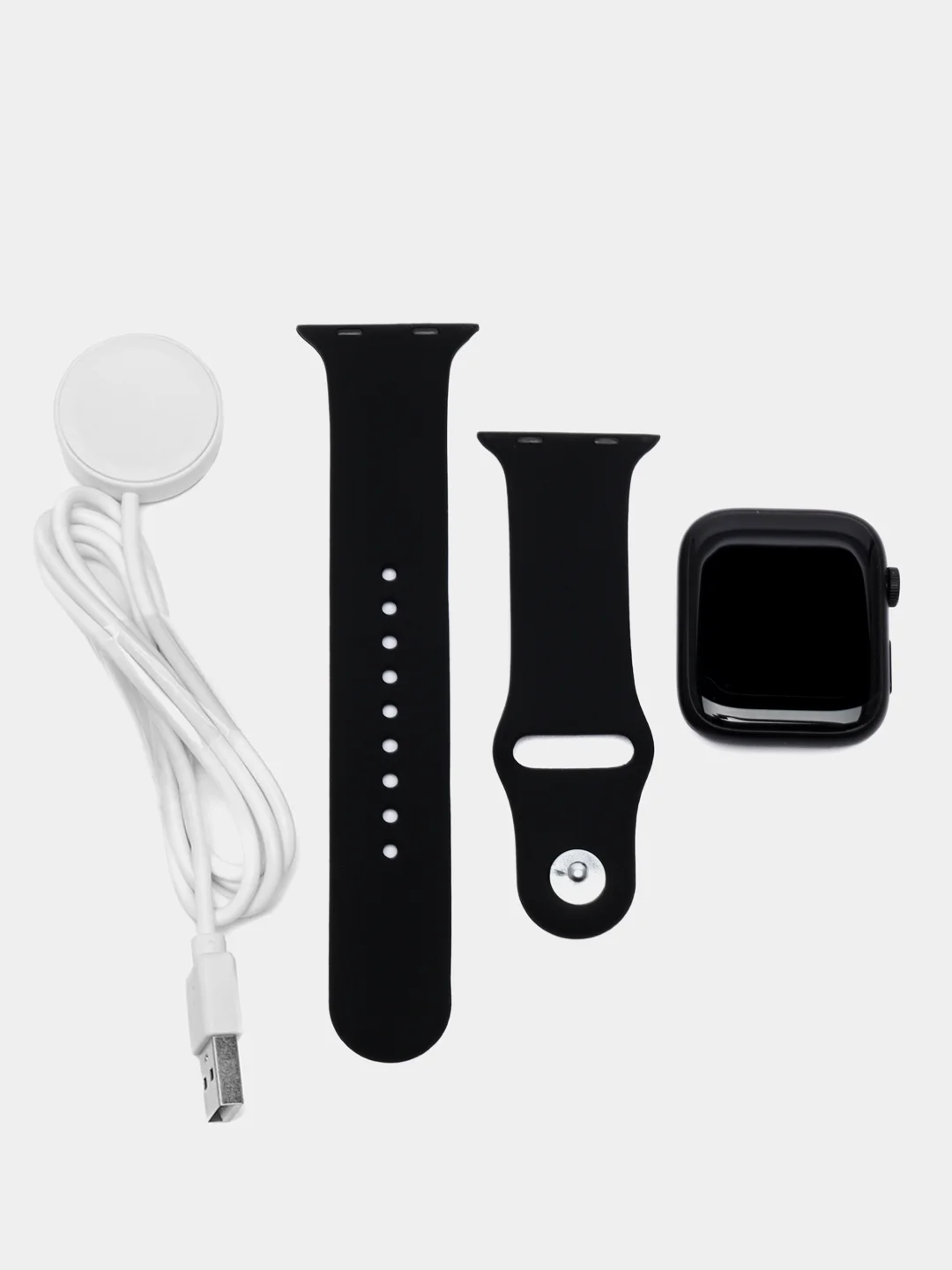 Черный умные смарт часы Smart Watch X8 Pro, 45 мм, с беспроводной магнитной зарядкой