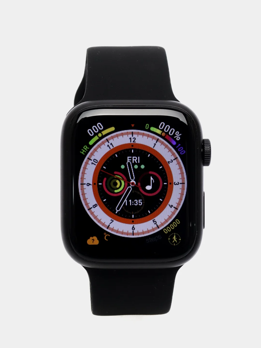 Черный умные смарт часы Smart Watch X8 Pro, 45 мм, с беспроводной магнитной зарядкой