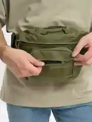 Зеленый сумка поясная тактическая