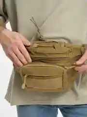 Хаки сумка поясная тактическая