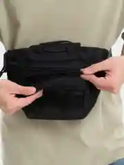 Черный сумка поясная тактическая