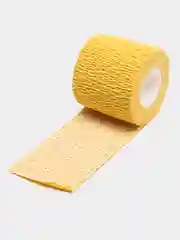 Желтый эластичный бинт, самофиксирующийся, 5 см*4,5 м
