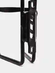 Черный флягодержатель на раму T-16 black, с пластиковыми упорами, черный, анодированный, алюминий
