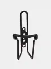 Черный флягодержатель на раму T-16 black, с пластиковыми упорами, черный, анодированный, алюминий