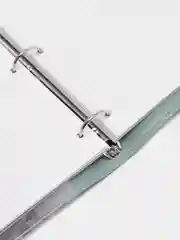 Тетрадь на кольцах Brauberg "Joy", А4, под кожу, бирюзовый, 240 х 310 мм, 120 листов