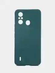 Тёмно-зелёный силиконовый чехол для Itel A49 (Ител А49)