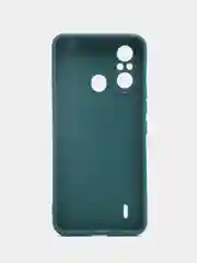 Тёмно-зелёный силиконовый чехол для Itel A49 (Ител А49)