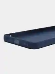 Темно-синий чехол для Infinix Smart 6 Plus (Смарт 6 Плюс), прозрачный силиконовый
