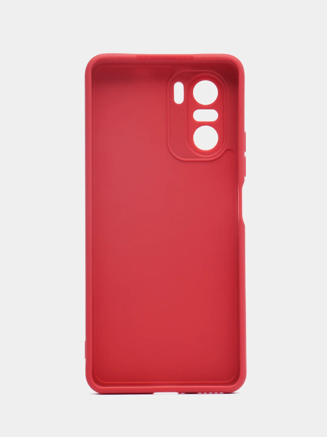 Коралловый чехол для Poco F3 (Поко Ф3), силиконовый, с защитой камеры