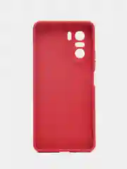 Коралловый чехол для Poco F3 (Поко Ф3), силиконовый, с защитой камеры