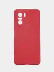 Коралловый чехол для Poco F3 (Поко Ф3), силиконовый, с защитой камеры