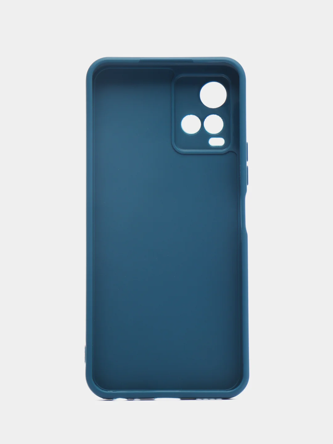 Синий силиконовый чехол для Vivo V21 4G, 5G, V21S 5G (Виво В21 4Г, 5Г, В21С 5Г)), прозрачный