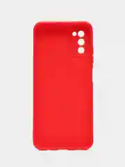 Красный чехол Samsung Galaxy A03s (Самсунг Гелакси А03С) силиконовый
