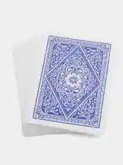 Синий карты игральные, покерные, пластиковые, 54 штуки в колоде