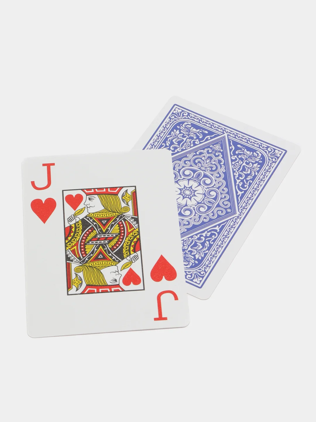 Синий карты игральные, покерные, пластиковые, 54 штуки в колоде
