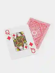 Красный карты игральные, покерные, пластиковые, 54 штуки в колоде