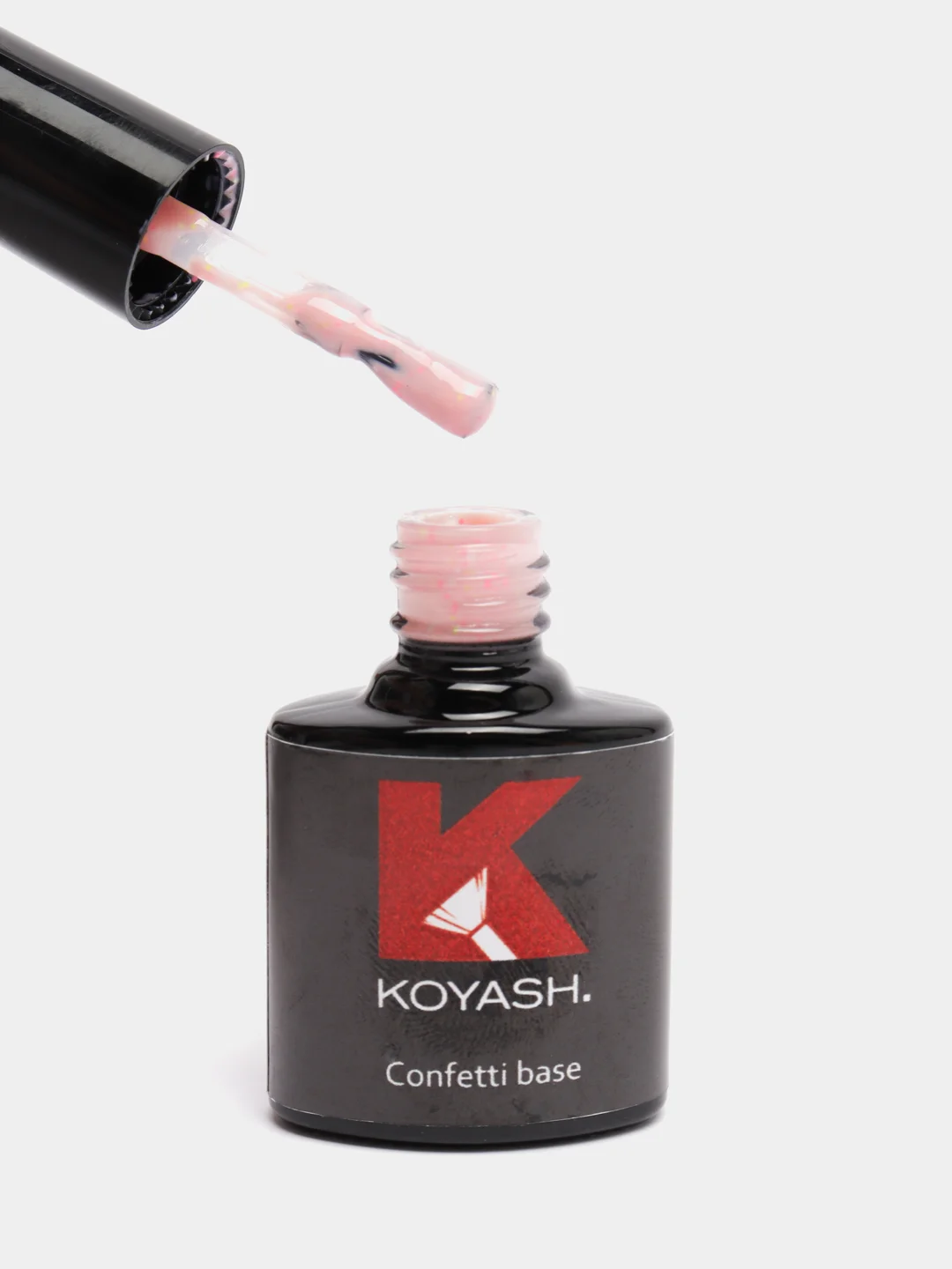 Розовый цветная база для ногтей, гель-лака камуфлирующая Koyash, для маникюра
