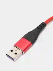 Красный кабель зарядный для Android, Type-C, iPhone