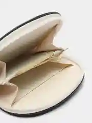 Черный кошелек женский, 12.5 х 10.5 см