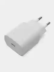 Белый блок питания для Apple с Type-C и быстрой зарядкой 25W, СЗУ
