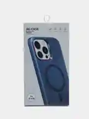 Аметистовый чехол AG-Case with MagSafe на iPhone 14 Pro / 14 Pro Max / 13