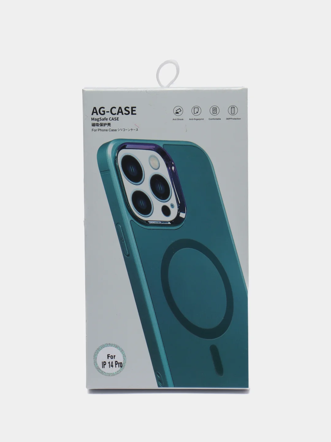 Зеленый чехол AG-Case with MagSafe на iPhone 14 Pro / 14 Pro Max / 13