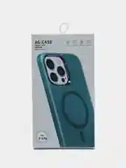 Зеленый чехол AG-Case with MagSafe на iPhone 14 Pro / 14 Pro Max / 13