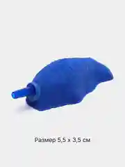 Лазурный распылитель воздуха декоративный, для компрессора в аквариум, на стандартный шланг 4 мм