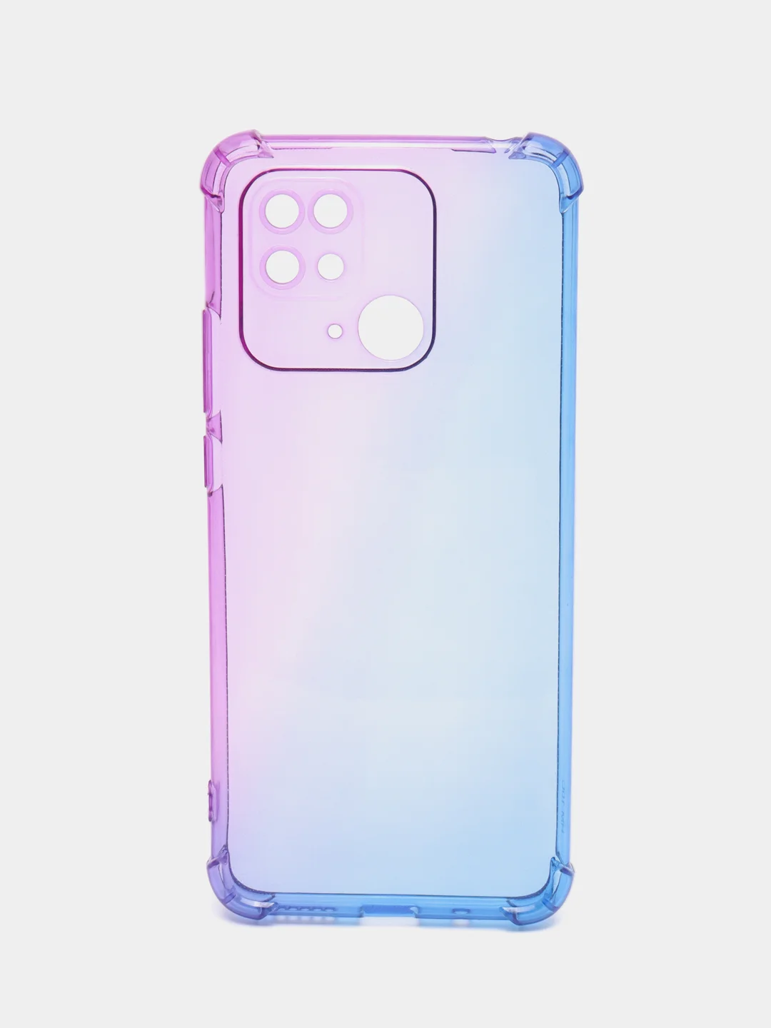 Фиолетовый чехол градиентный Xiaomi Redmi Note 8/8T/9/9T/9A/7/7A/8A/10/11/9C/10C Pro/K40