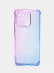 Фиолетовый чехол градиентный Xiaomi Redmi Note 8/8T/9/9T/9A/7/7A/8A/10/11/9C/10C Pro/K40