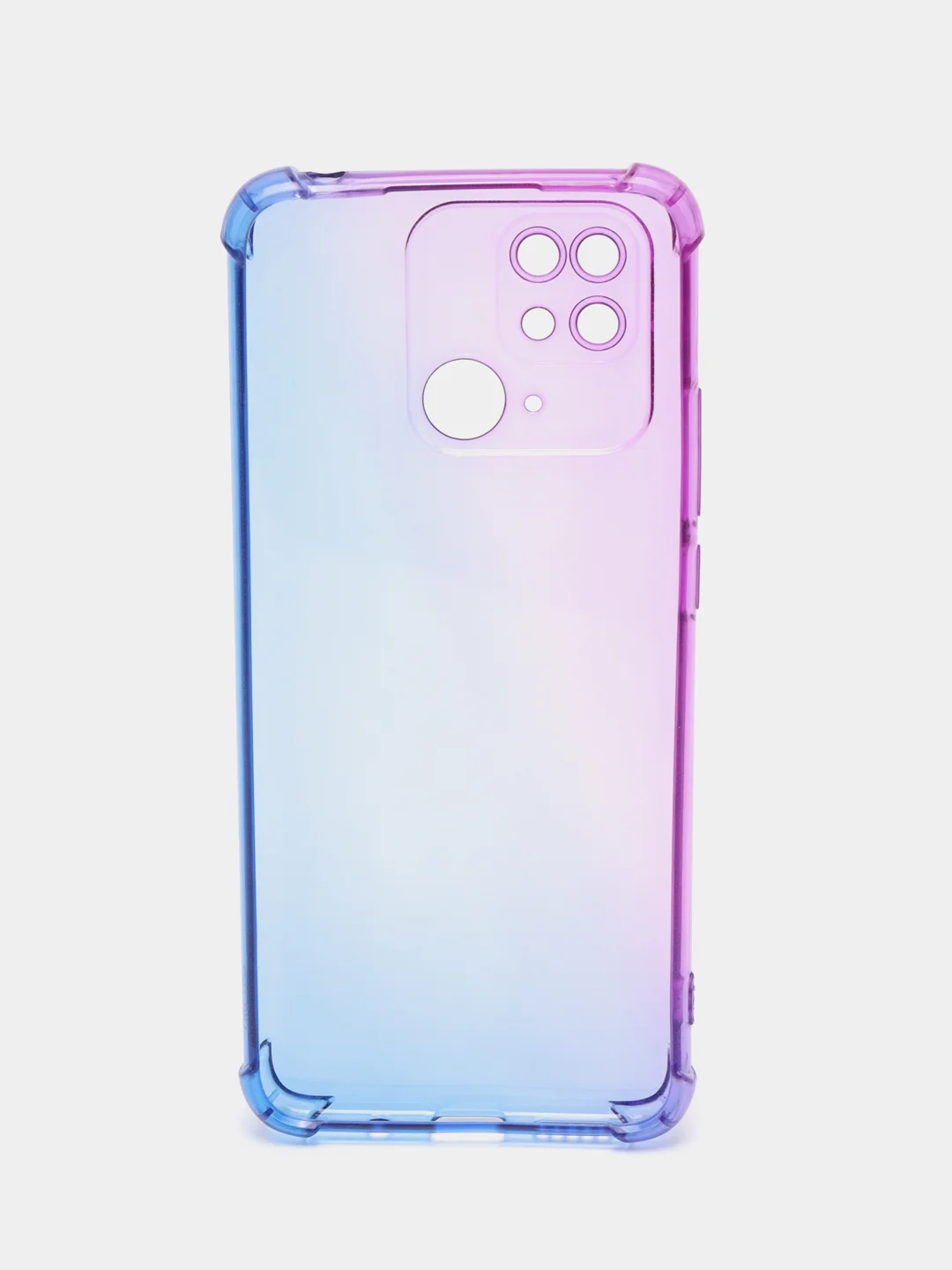 Фиолетовый чехол градиентный Xiaomi Redmi Note 8/8T/9/9T/9A/7/7A/8A/10/11/9C/10C Pro/K40