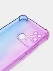 Фиолетовый чехол градиентный Xiaomi Redmi Note 8/8T/9/9T/9A/7/7A/8A/10/11/9C/10C Pro/K40