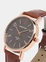 Шоколадный мужские наручные часы KINGNUOS K-028, в подарочной упаковке