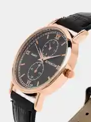 Черный мужские наручные часы KINGNUOS K-019, в подарочной упаковке