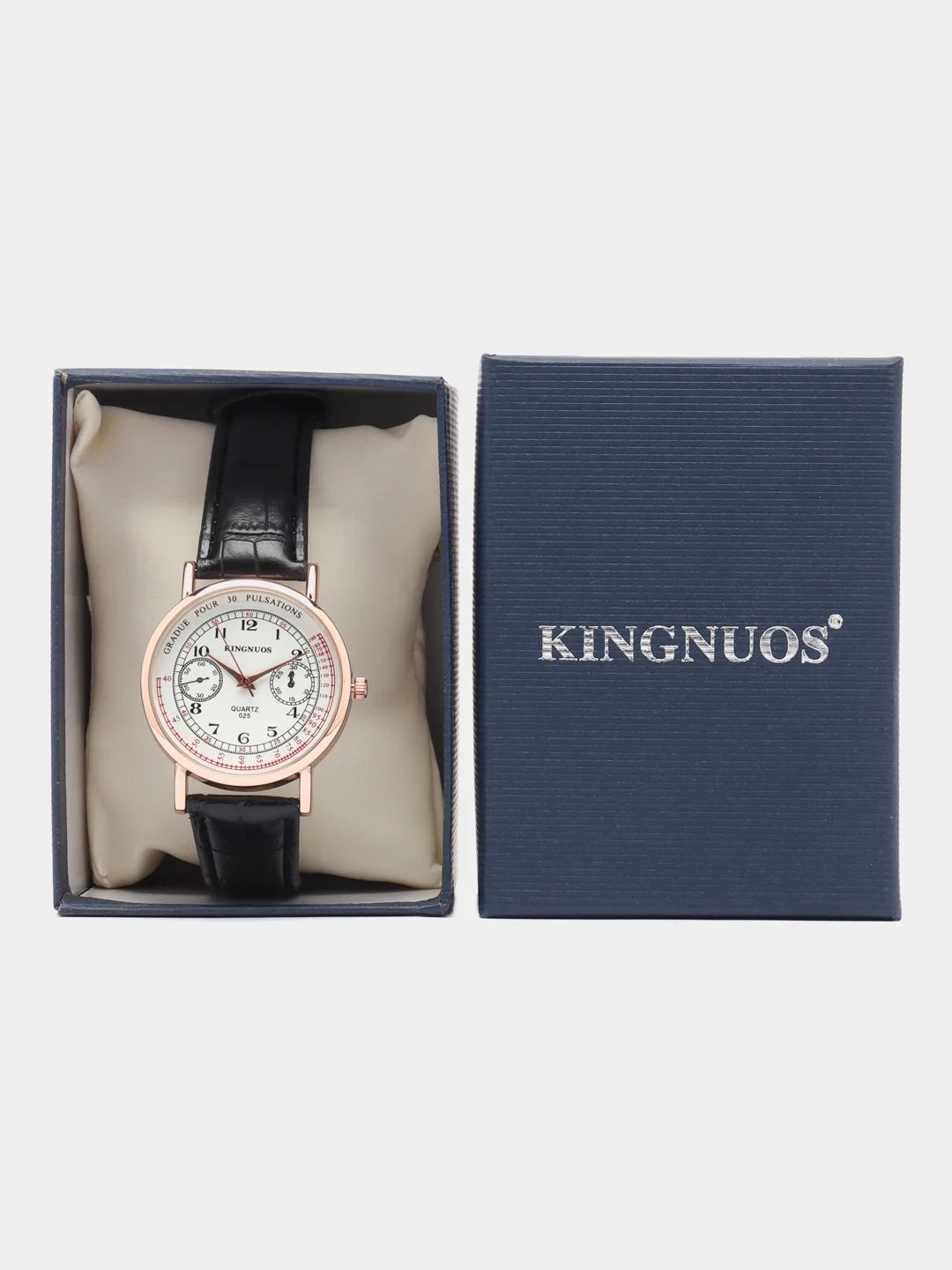 Бронзовый мужские наручные часы KINGNUOS K-025, в подарочной упаковке