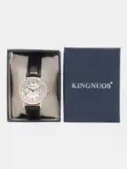 Бронзовый мужские наручные часы KINGNUOS K-025, в подарочной упаковке