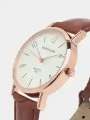 Золотой мужские наручные часы KINGNUOS K-028, в подарочной упаковке