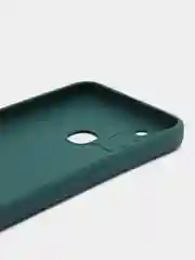 Зеленый силиконовый чехол для Infinix Hot 10 Lite (Инфиникс Хот 10 Лайт), силиконовый