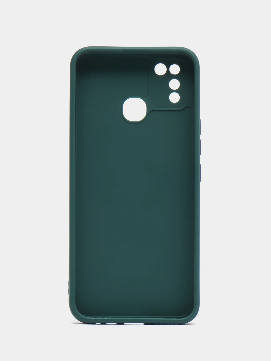 Зеленый силиконовый чехол для Infinix Hot 10 Lite (Инфиникс Хот 10 Лайт), силиконовый