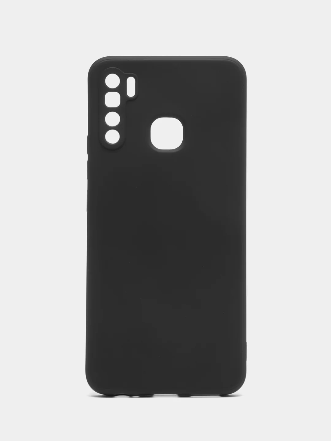 Черный силиконовый чехол для Tecno Camon 12 Air (Техно Камон 12 Аир)