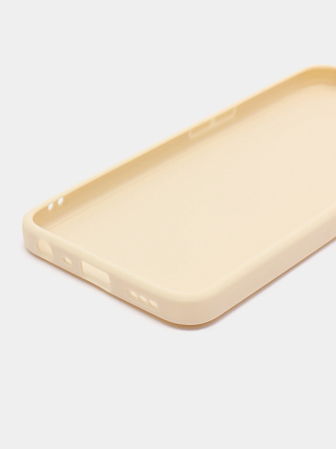 Белый чехол Tecno Camon 18 Premier (Техно Камон 18 Премьер), силиконовый