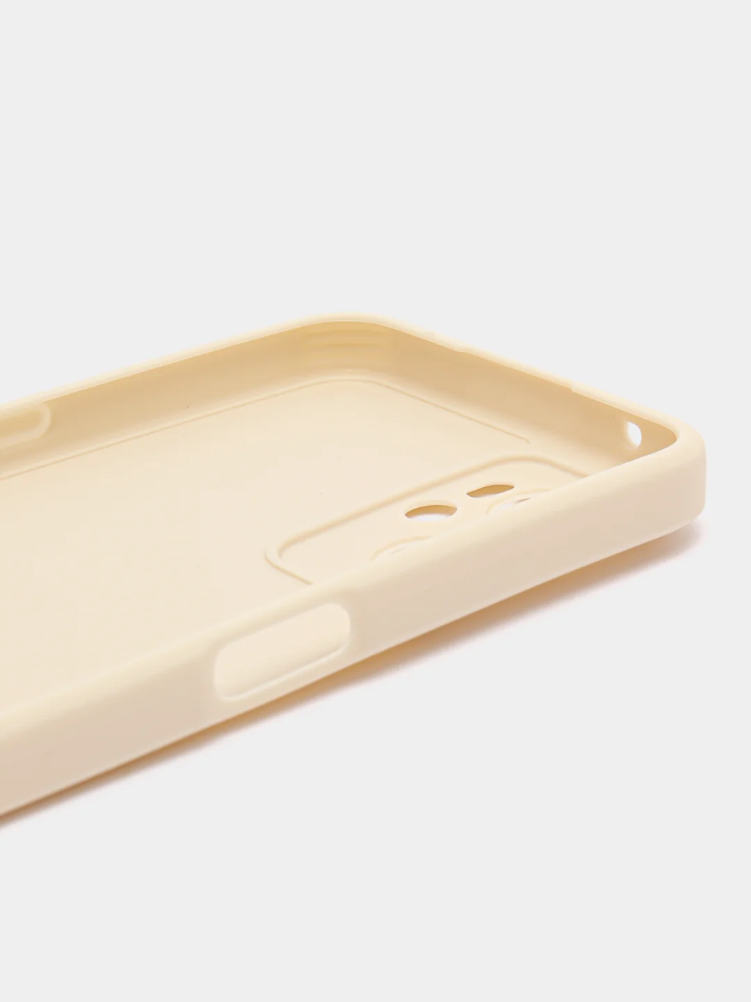 Белый чехол Tecno Camon 18 Premier (Техно Камон 18 Премьер), силиконовый