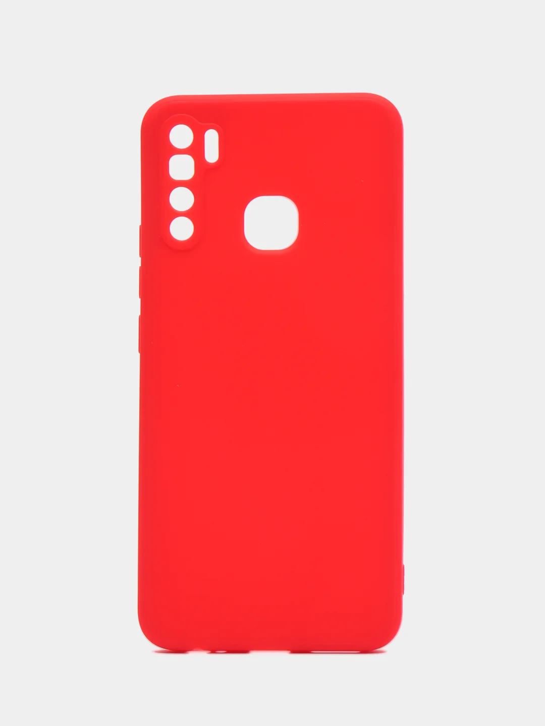 Красный силиконовый чехол для Tecno Camon 12 Air (Техно Камон 12 Аир)